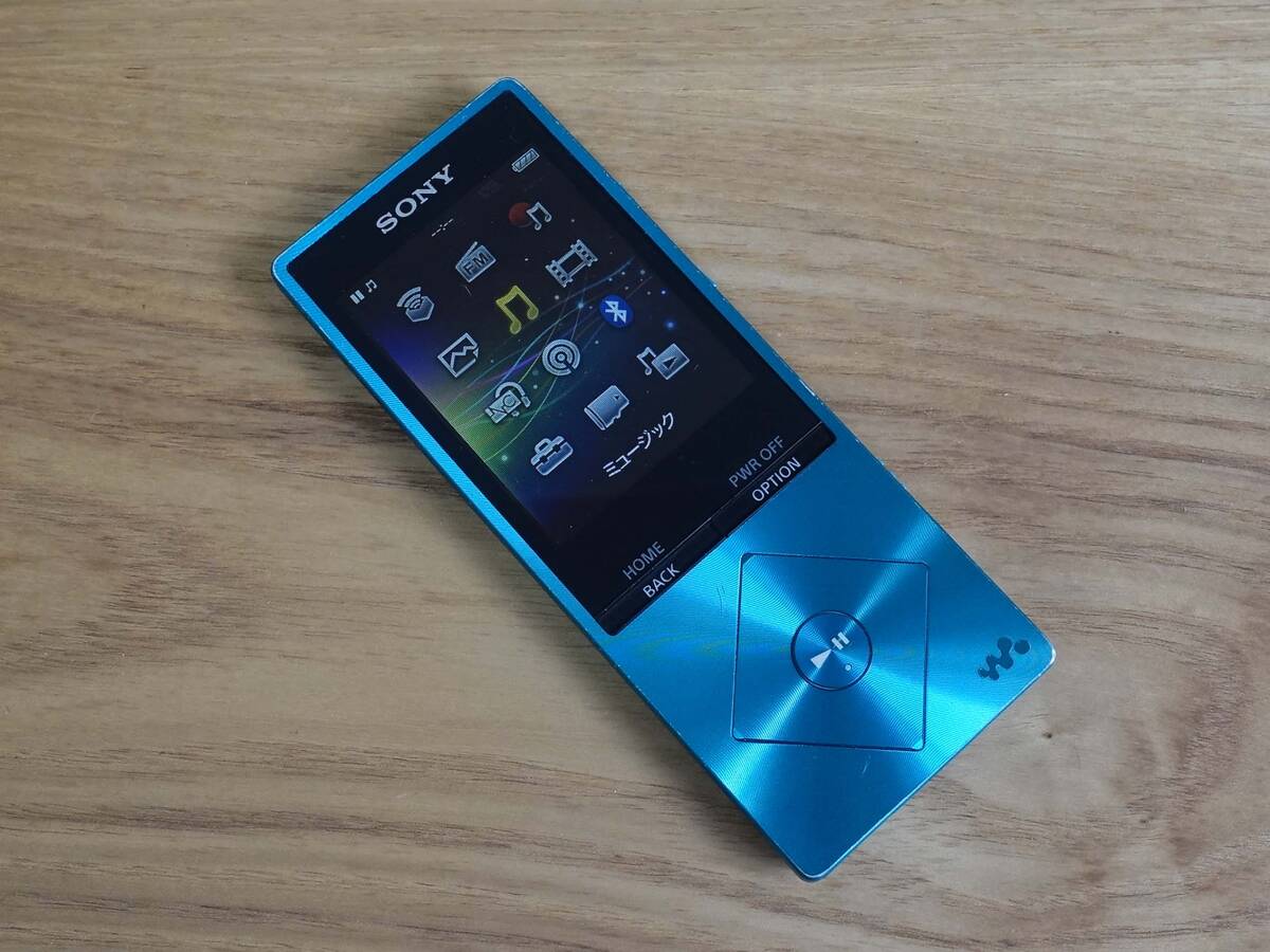 ソニーウォークマン NW-A16 32GB ブルー Bluetooth/microSD/ハイレゾ