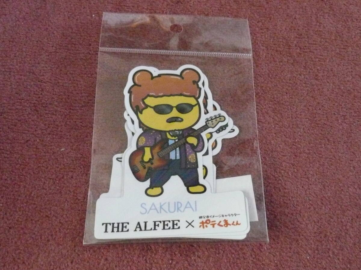 THE ALFEE ポテくまくんコラボ ステッカー / 秩父 51年目の冬祭り