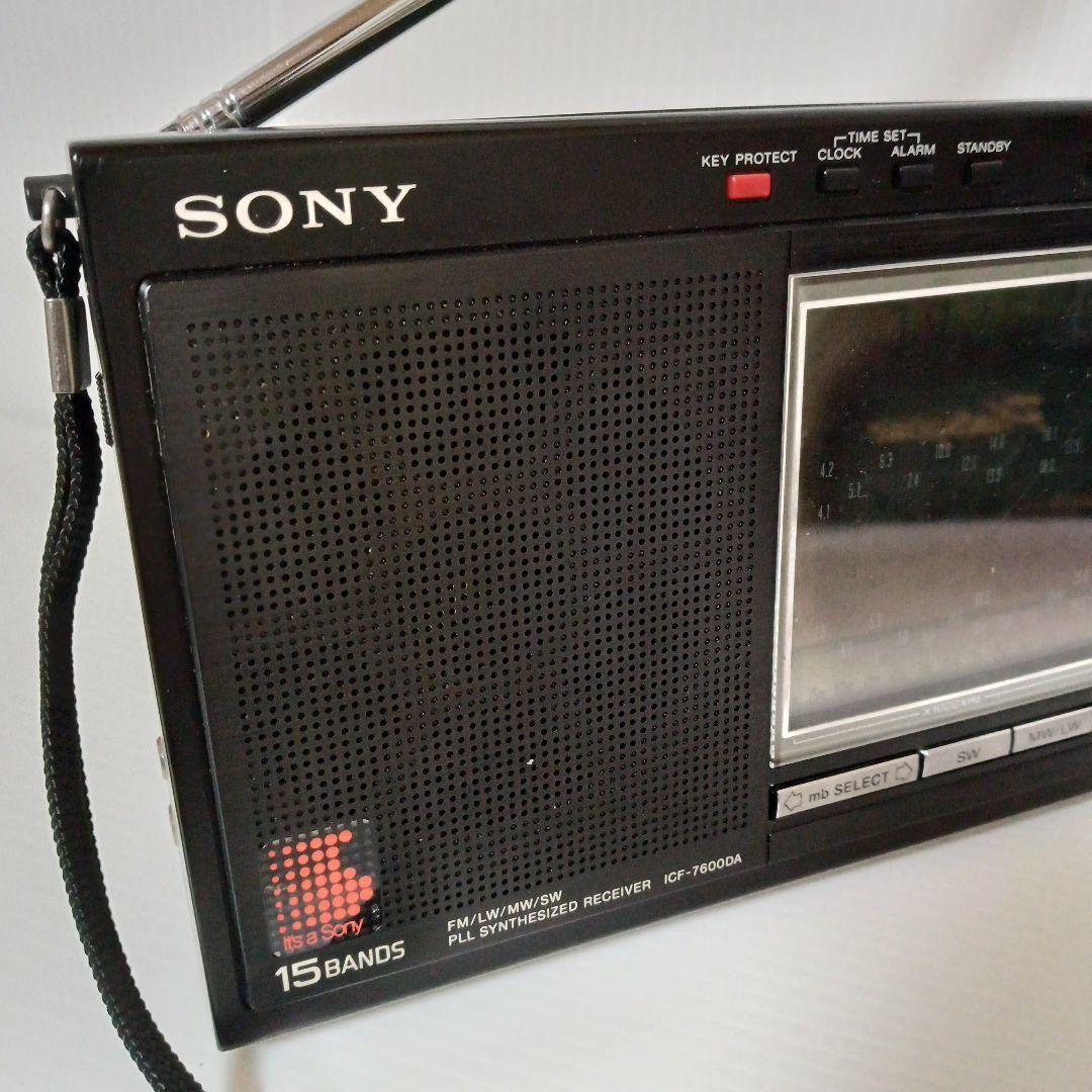 SONY ソニー ICF 7600DA ICF-7600DA FM 15BANDS 15バンド ラジオ 昭和