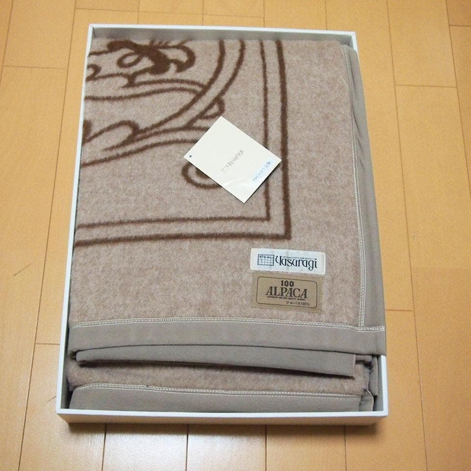 Yasuragi やすらぎ アルパカ100% 毛布 140cm×200cm Yasuragi やすらぎ