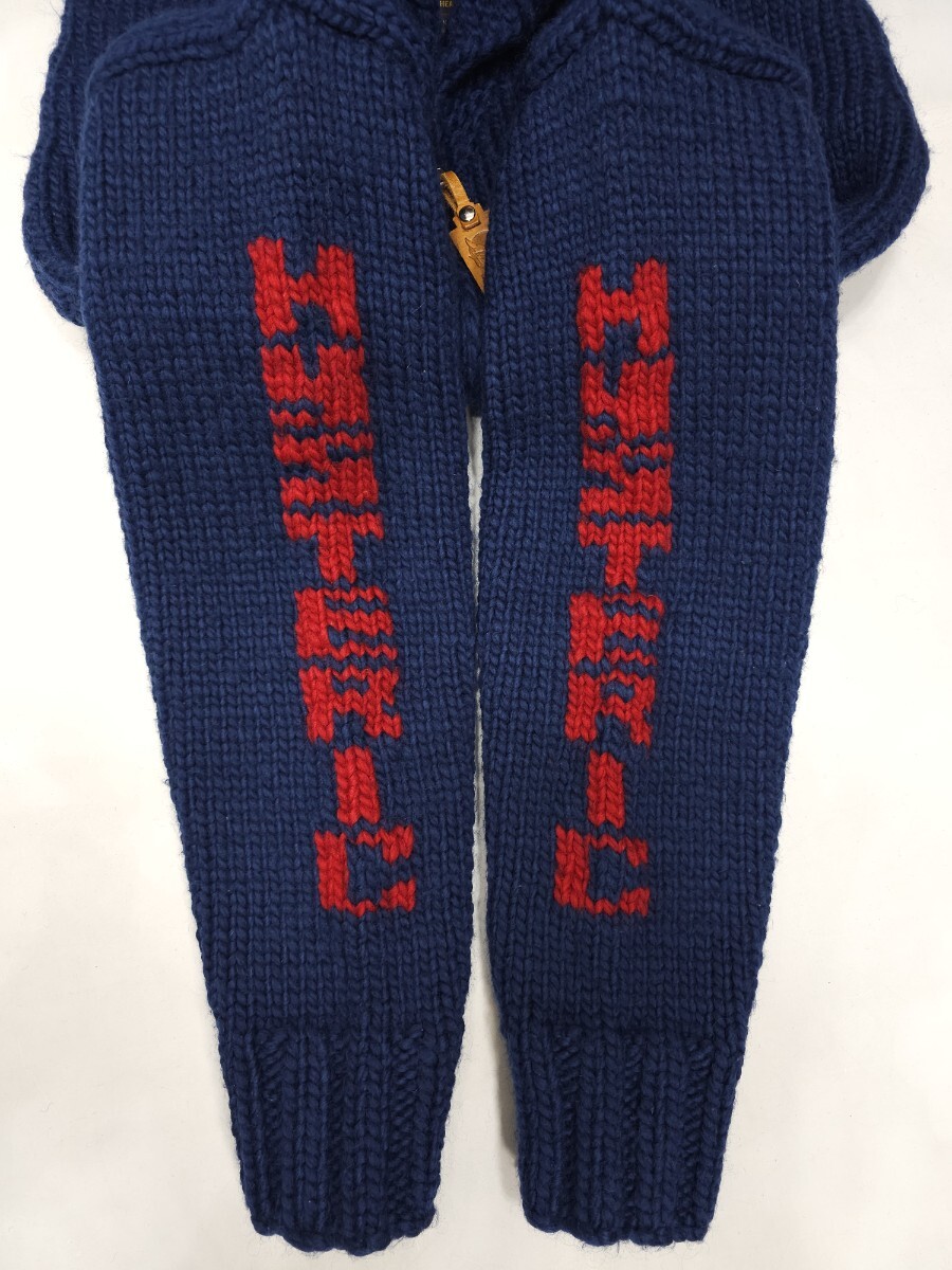 ヒステリックグラマーHYSTERIC GLAMOURカウチンセーター90sフルジップ