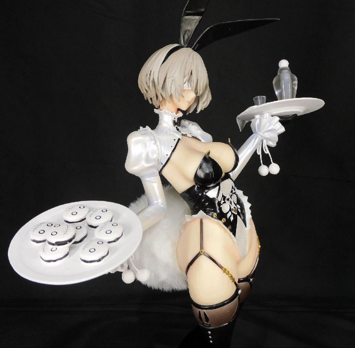 ニーアオートマタ【ビッグサイズ バニー 2B】頭部2種◇全高47㎝ 1/4