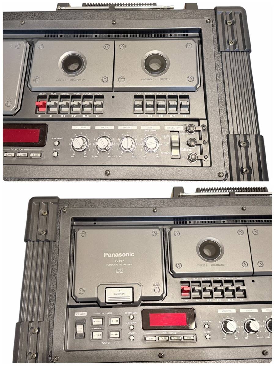 極美品 PANASONIC パナソニック RX-PA7 CDラジカセ 2000年 極美品 レア
