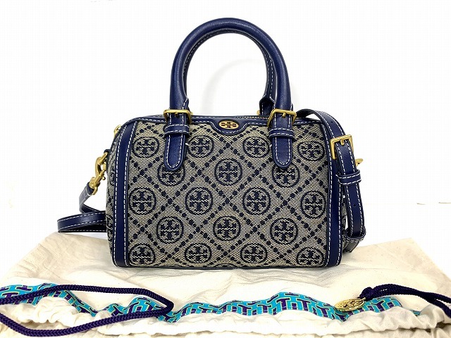 極美品 送料無料 トリーバーチ TORY BURCH T モノグラム 2Way