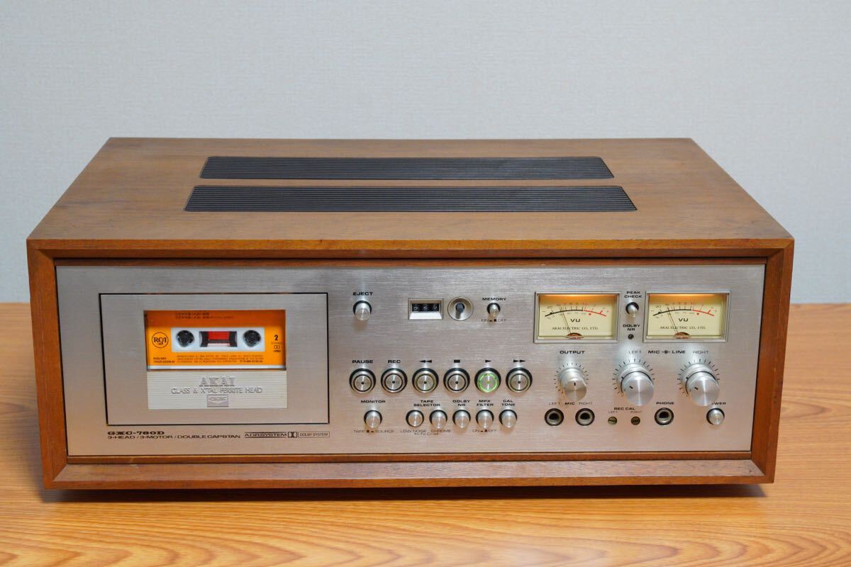 AKAI アカイ GXC-760D 節約 カセットデッキ 動作品
