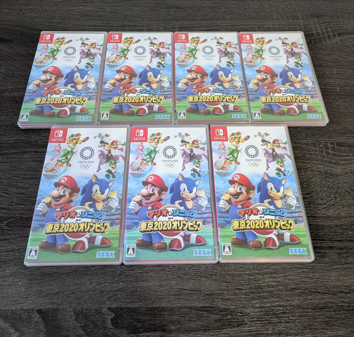 動作確認済 7本セット マリオ&ソニックAT 東京2020オリンピック