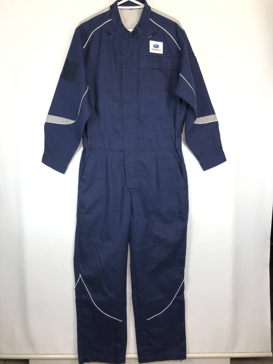 SUBARU スバル メカニックスーツ ネイビー Mサイズ 作業着 つなぎ②