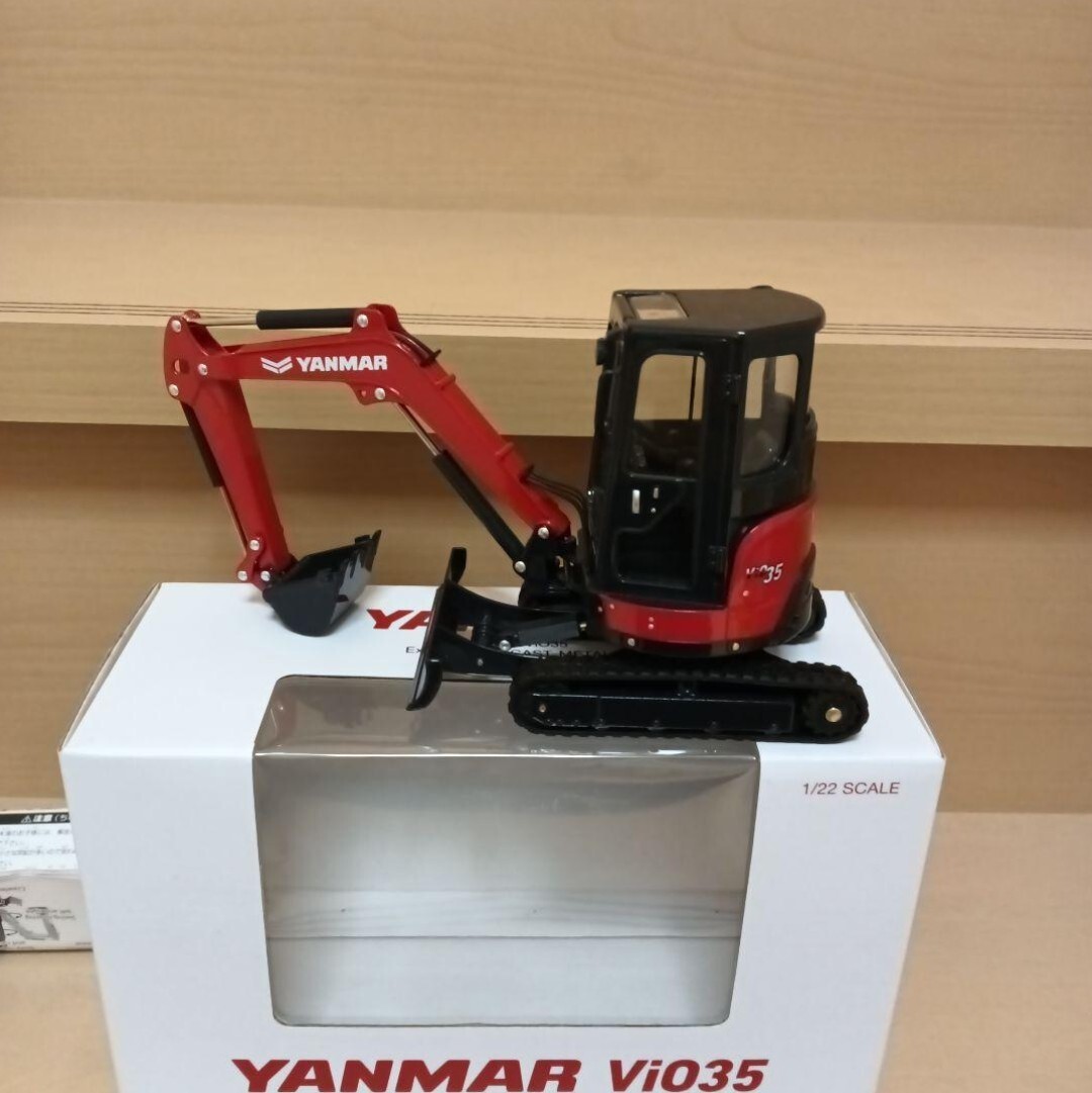 新品 1/22 スケール YANMAR Vi035 掘削機 ショベルカー ヤンマー 油圧