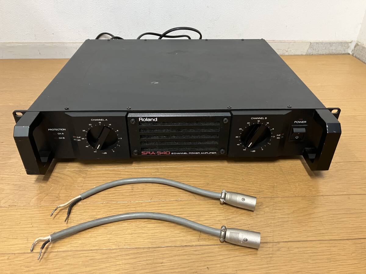 ☆Roland ローランド SRA-540 パワーアンプ 動作品☆