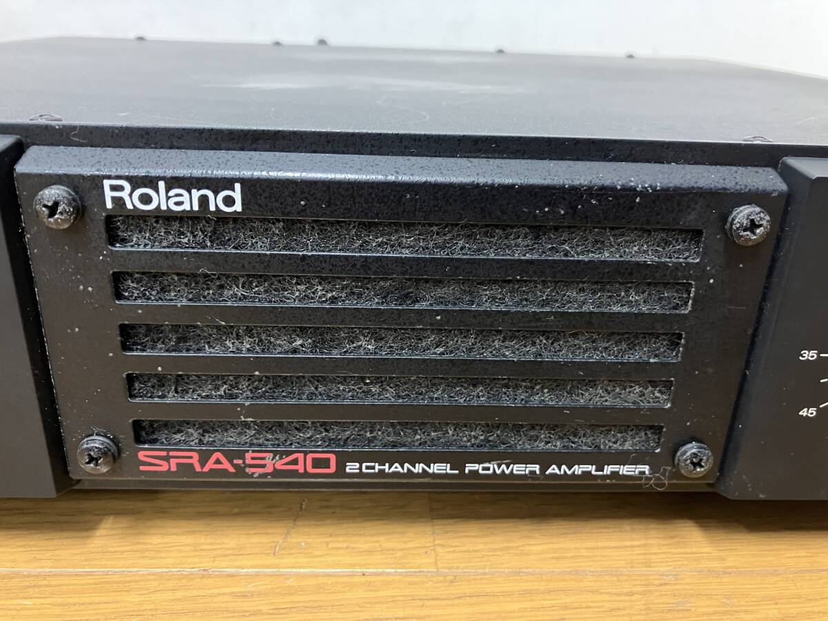 ☆Roland ローランド SRA-540 パワーアンプ 動作品☆