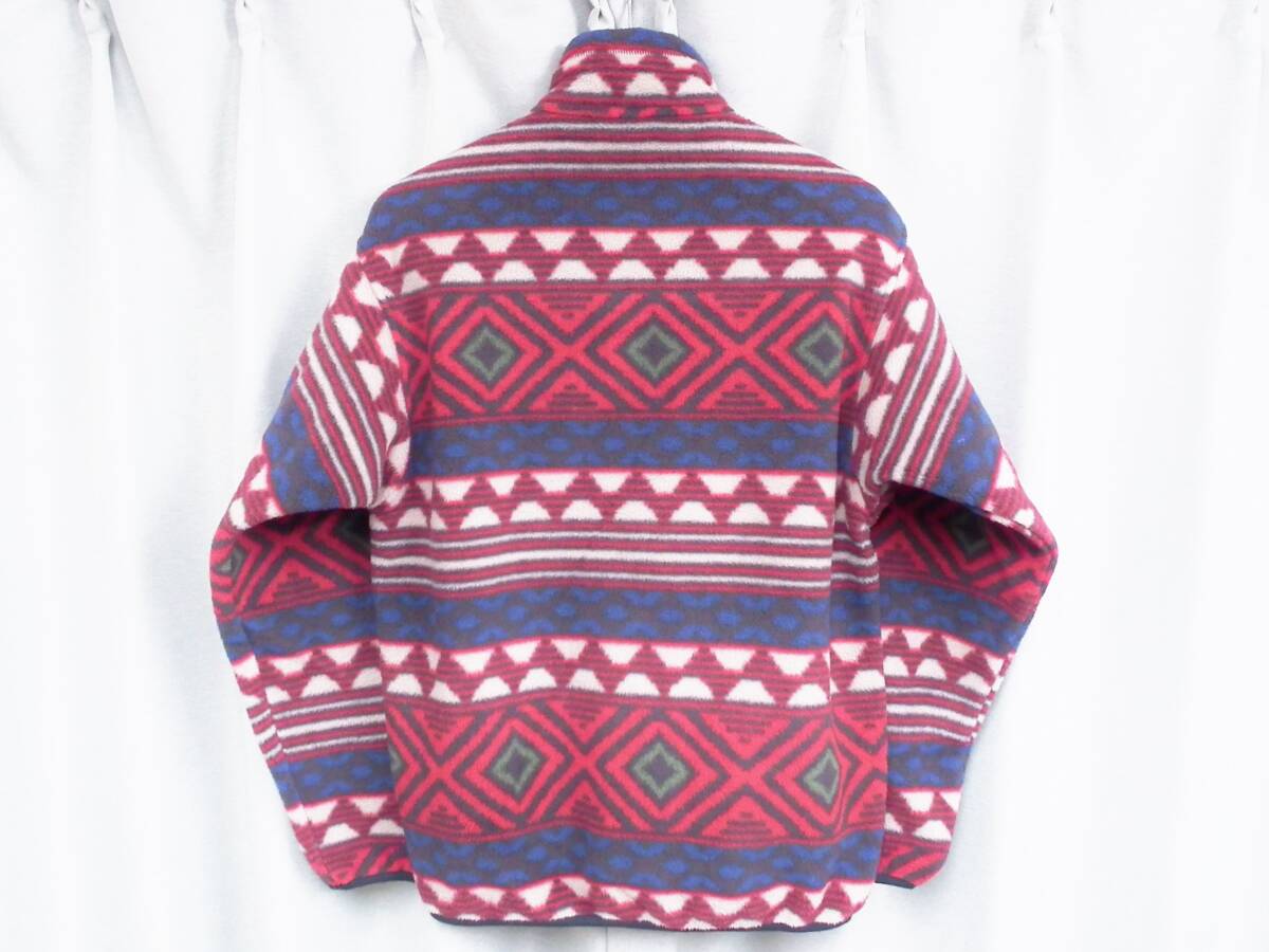 F96 USA製 美品希少 Patagonia パタゴニア シンチラ 総柄 スナップT
