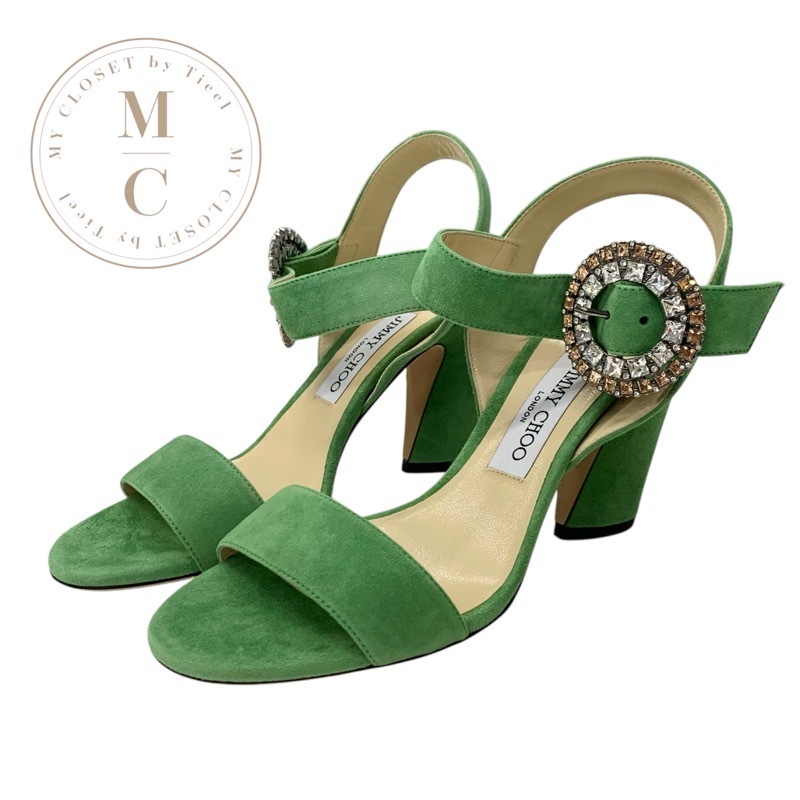 ジミーチュウ JIMMY CHOO サンダル 靴 シューズ スエード ライト