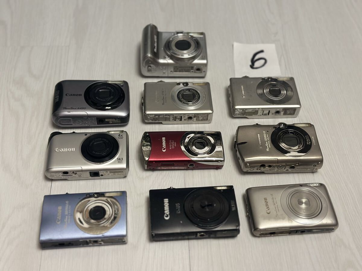 All (All Canon) 10台 デジカメラ まとめ【動作未確認ジャンク扱】⑥