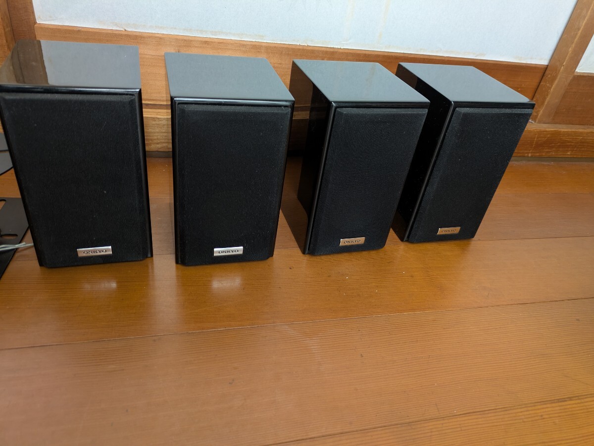 オンキョースピーカーD-108M(木目)4個セット。 ONKYO D-108M ペア