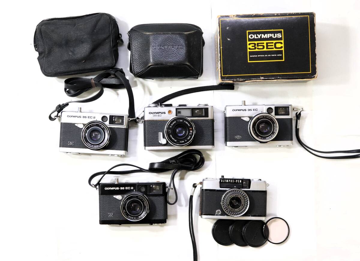 オリンパス PEN・EE、EE-2、35ED、35EC- 2 カメラ6台セット オリンパス