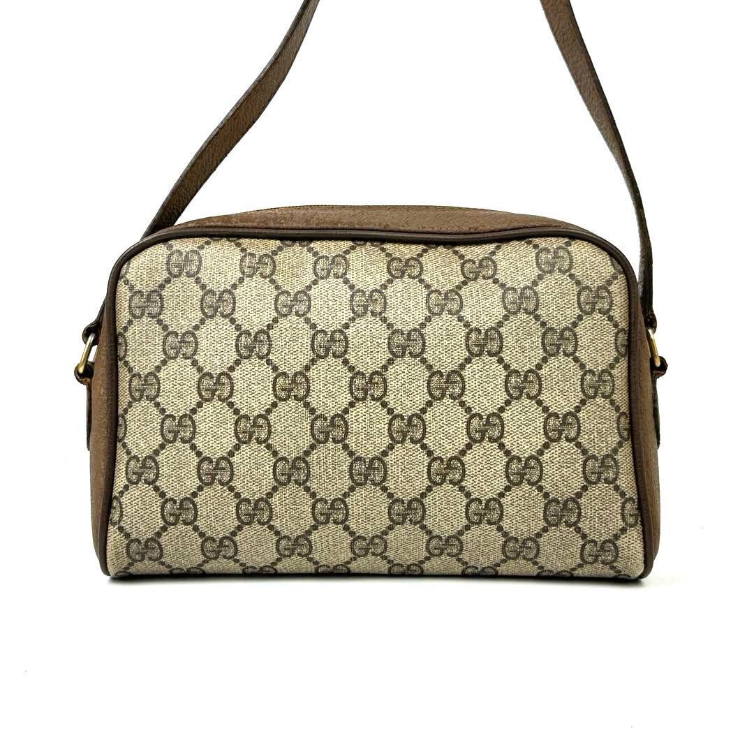 美品 GUCCI グッチ ショルダーバッグ クロスボディ 肩掛け 斜め掛け GG