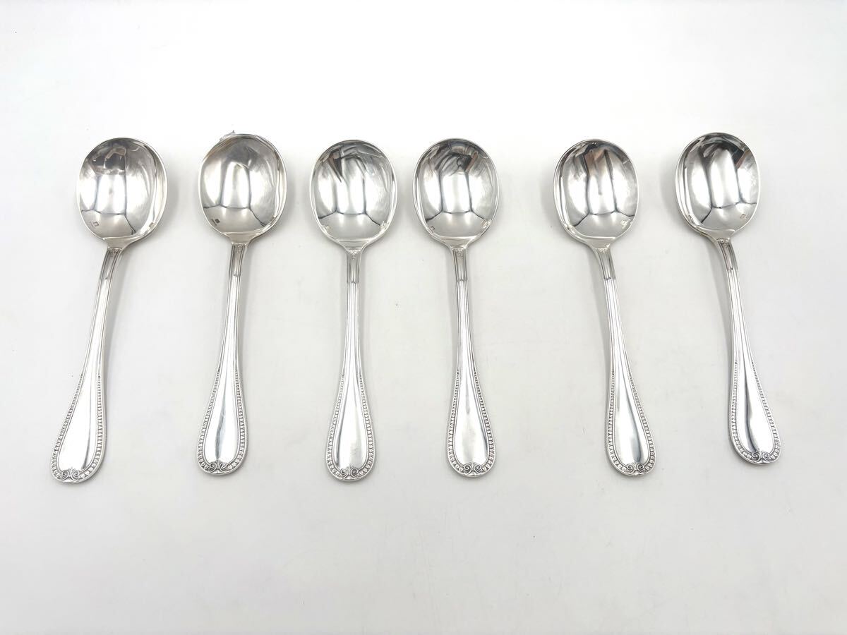 Christofle クリストフル マルメゾン カトラリー スープ スプーン 6本