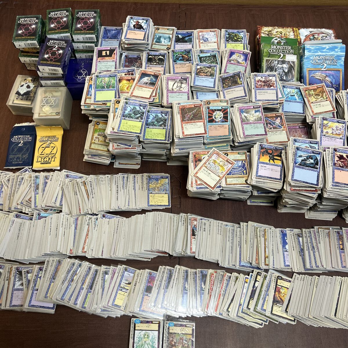 モンスターコレクション tcgカード 約26キロ 大量まとめ売り 極稀 200