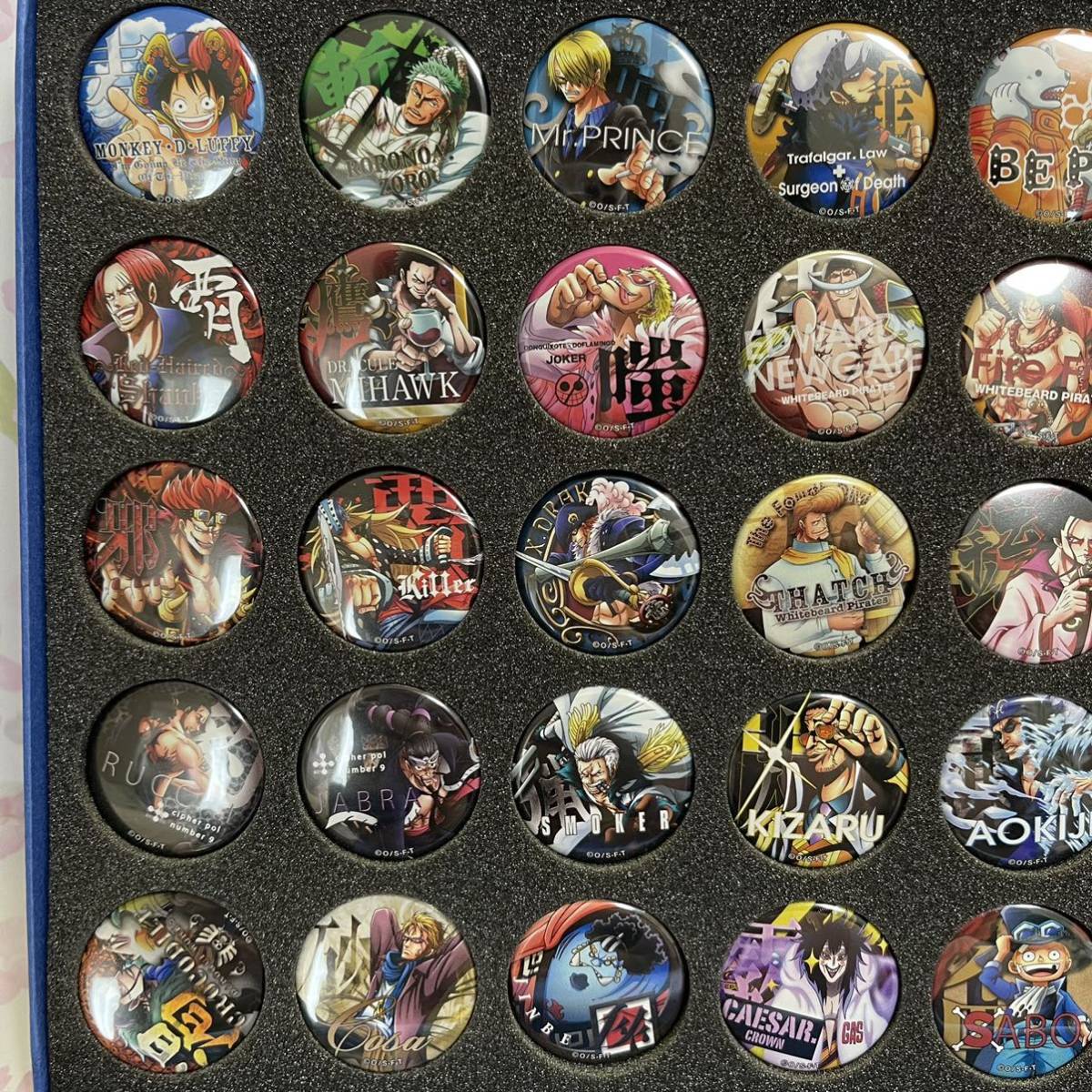 ✨かなり希少✨輩 缶バッジ BLUE コンプリートコレクション ワンピース