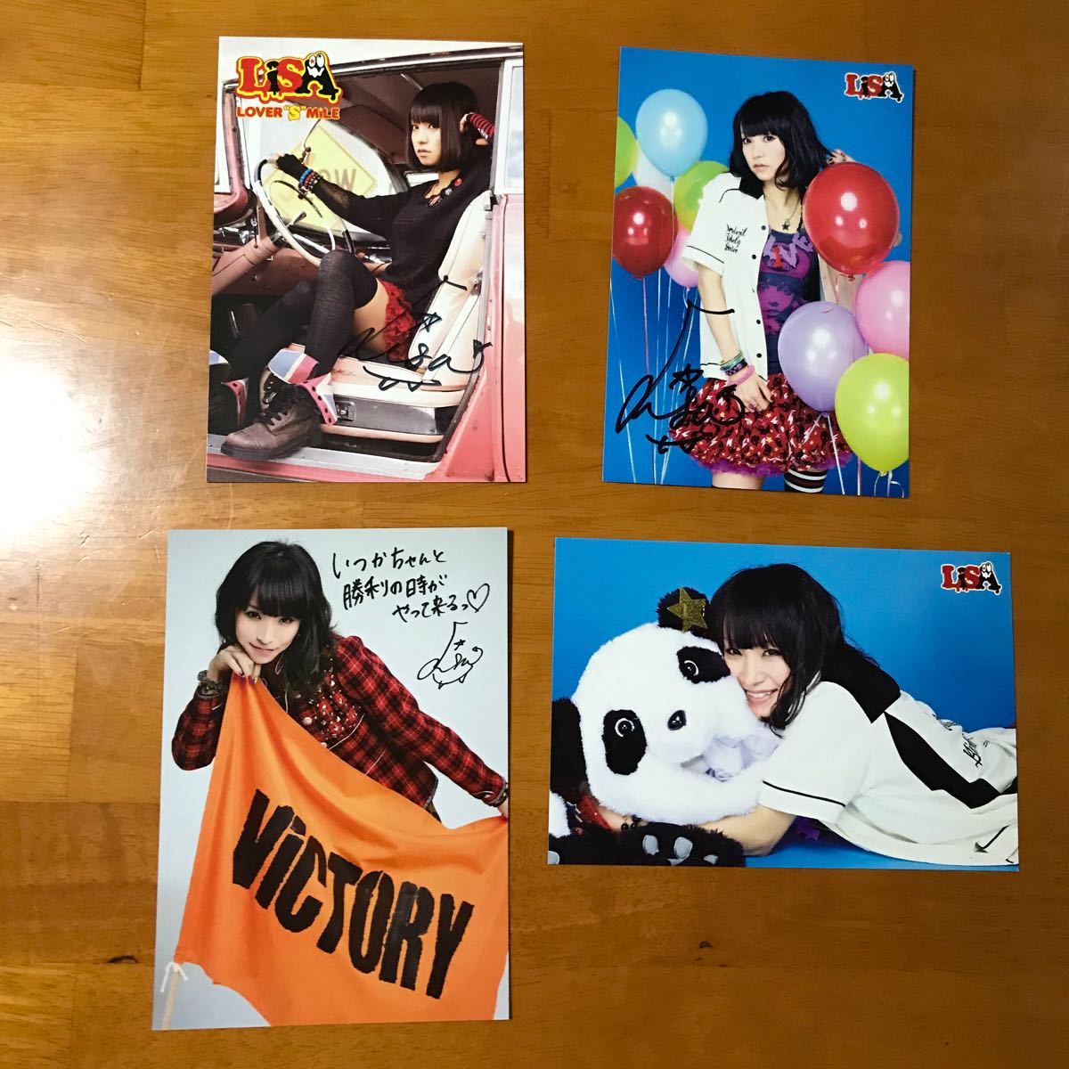 LiSA デビュー初期 直筆サイン入り ポストカード LiSA デビュー初期