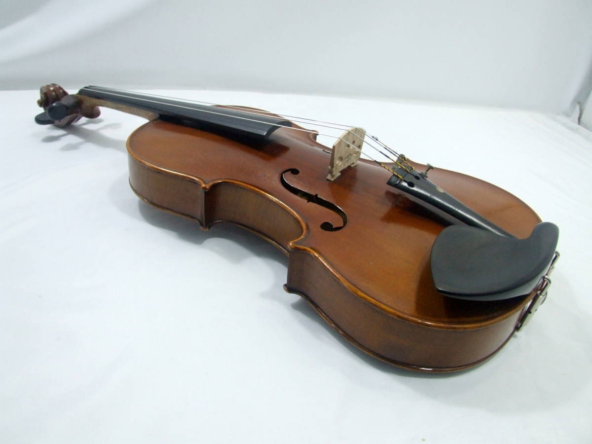 初期物 1900年頃 M SUZUKI No 不明 虎杢 4/4 超初期 鈴木バイオリン 6