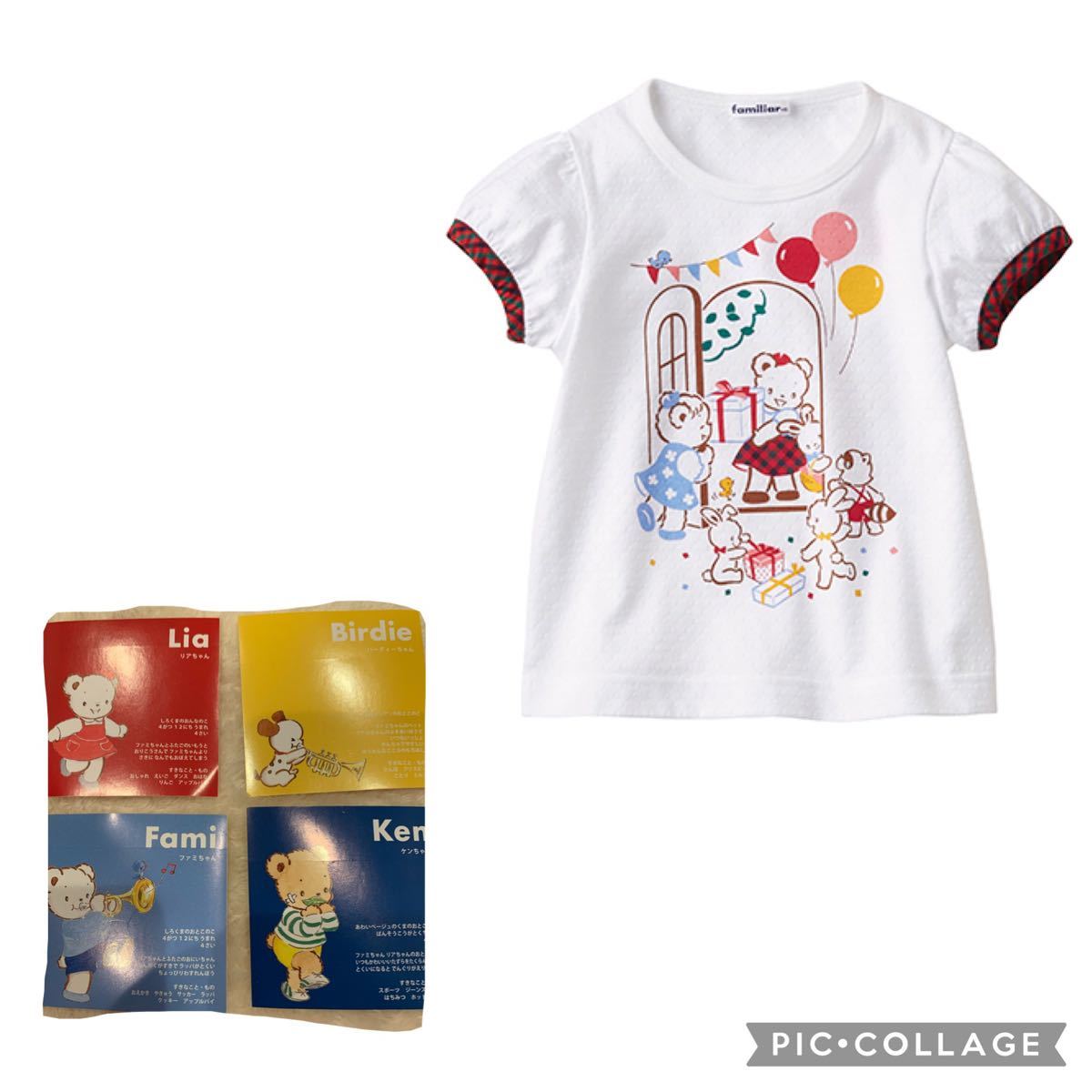 新品未使用】familiar ファミリア ファミちゃん タグ付き 半袖Tシャツ