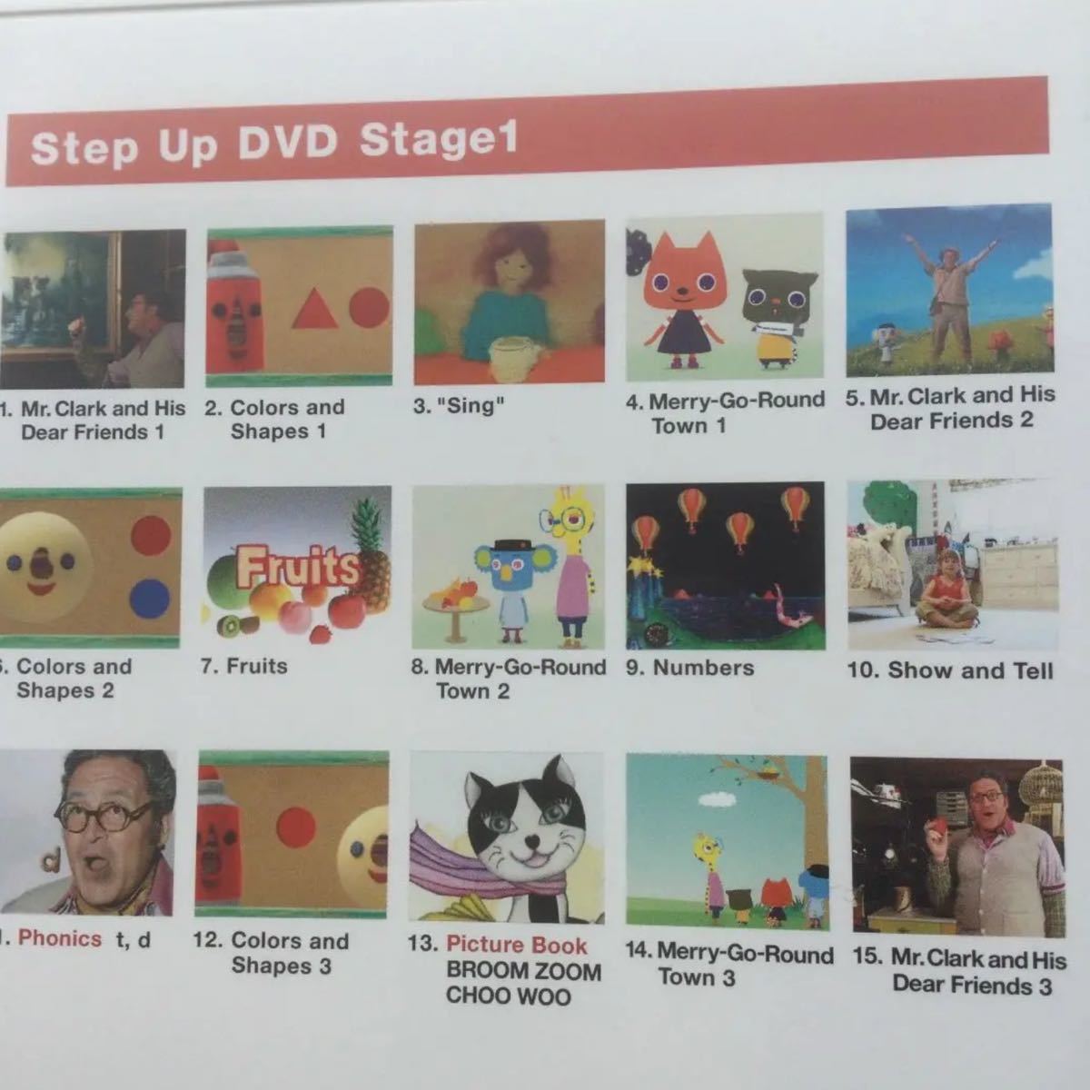 ワールドワイドキッズ ステージ1 ステップアップDVD 1枚 レベル5/ 5番