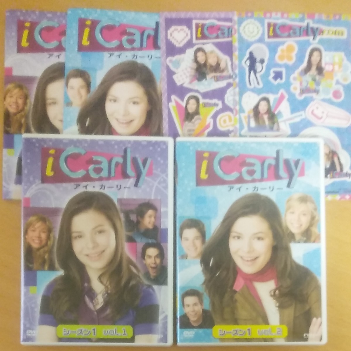 iCarly アイ・カーリー シーズン1 vol 1 vol 2 セット 日本語版DVD