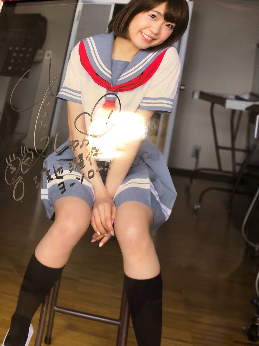 ラブライブ サンシャイン aqours 斉藤朱夏 サイン入りポスター｜Yahoo