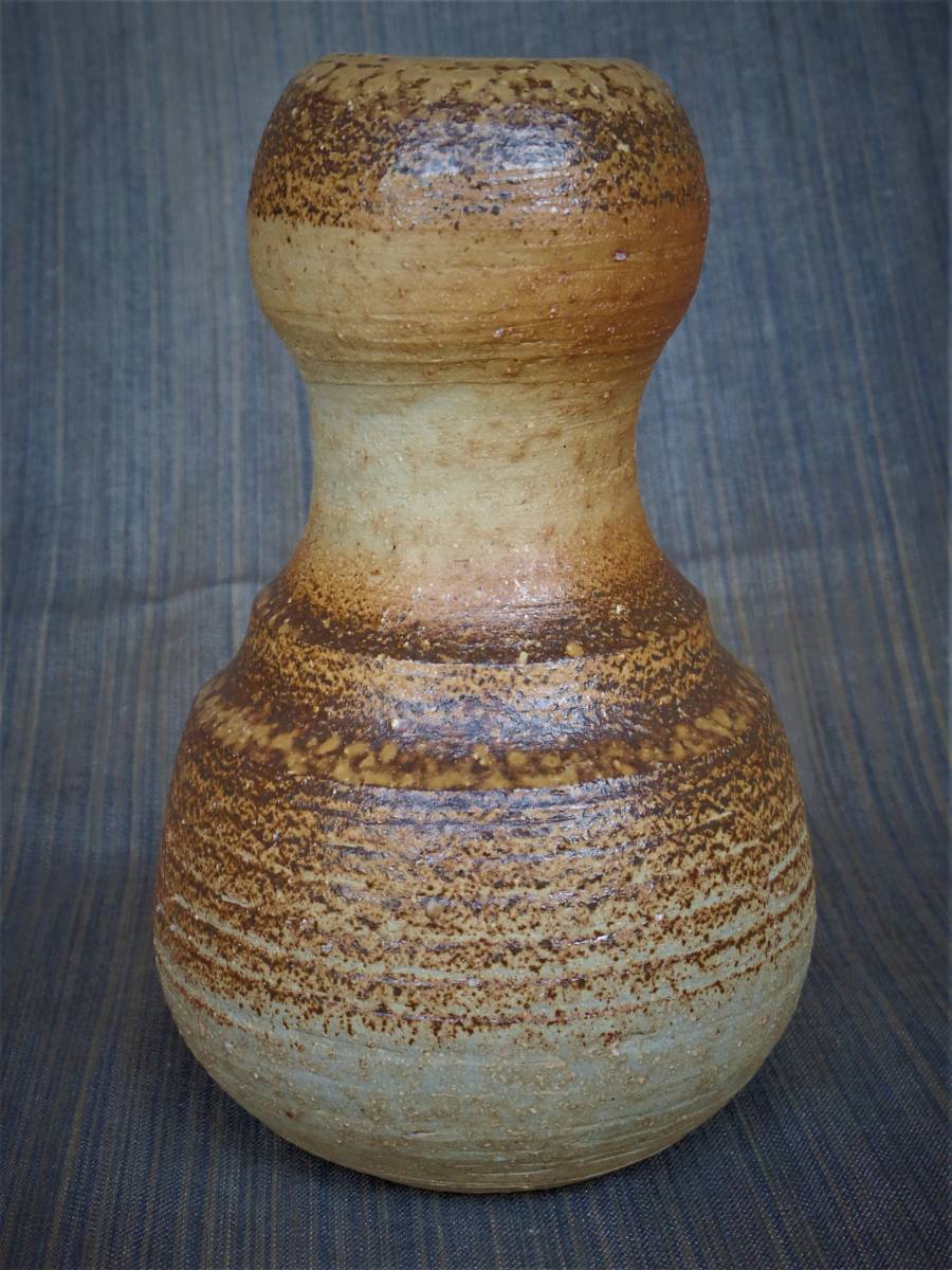 渡辺聡師森陶岳備前焼花入