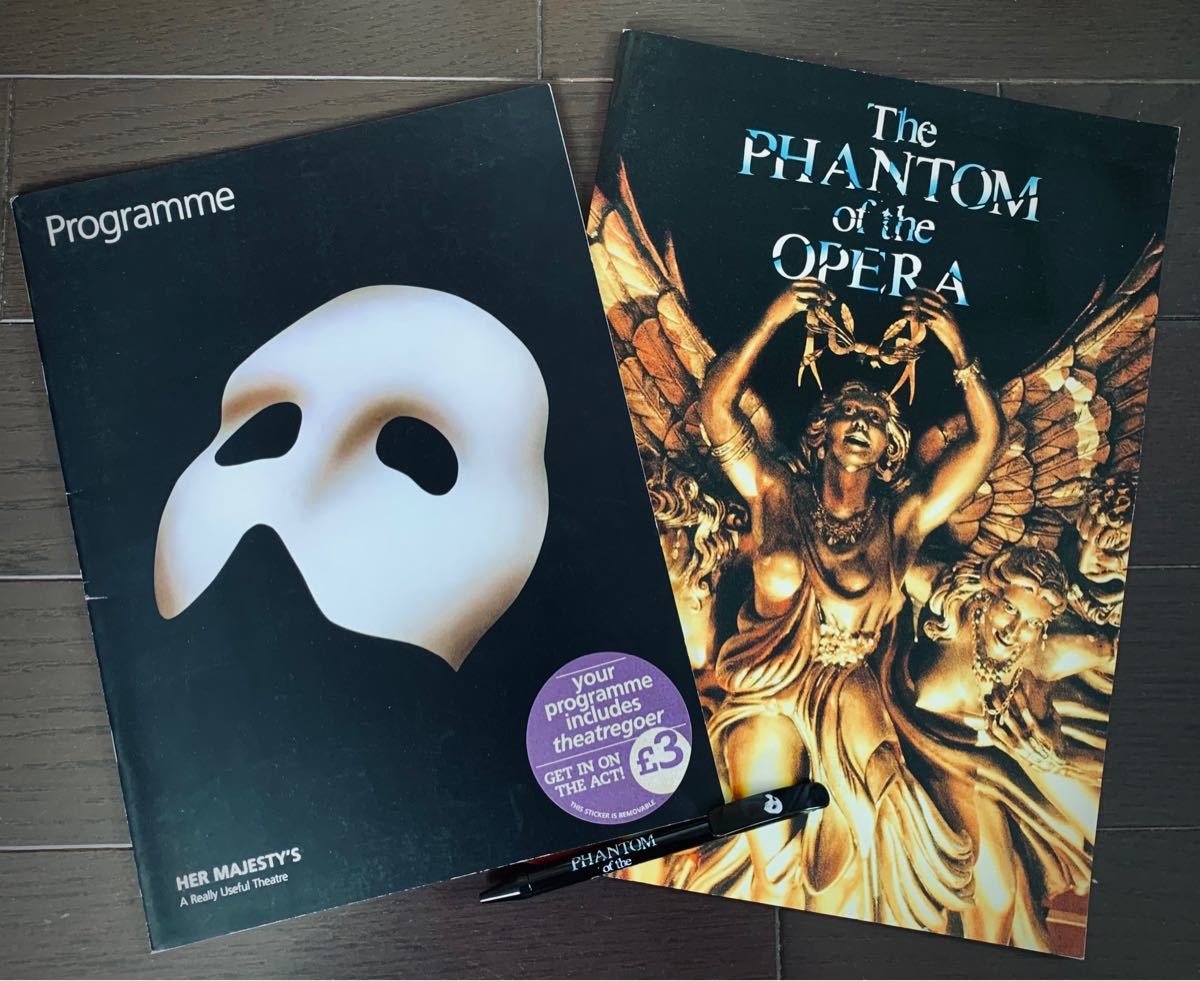 オペラ座の怪人 ロンドン公演パンフレット / プログラム / ボールペン