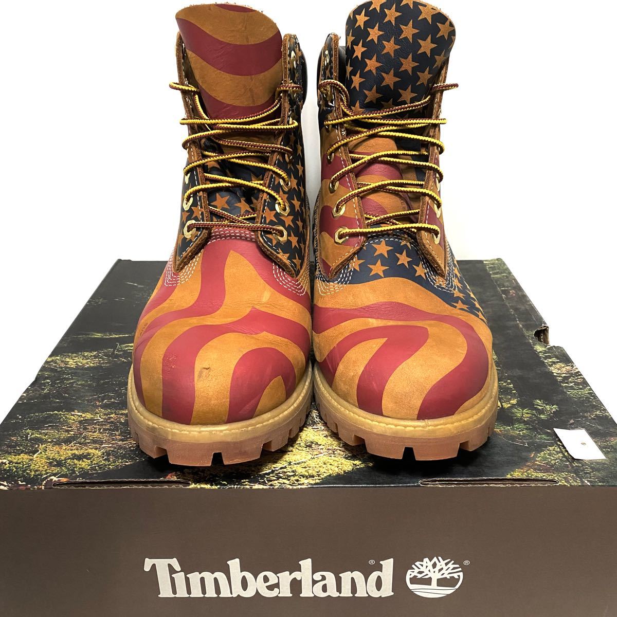 とぅーます様専用 Supreme×Timberland 星条旗ブーツ 28cm 納品書あり