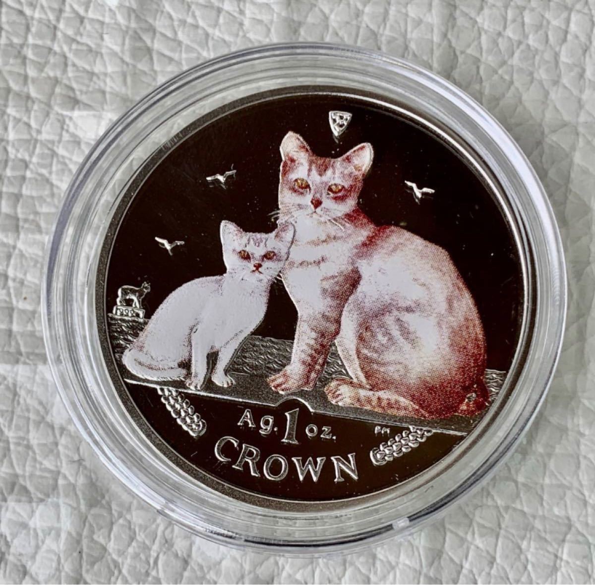 猫好き必見 2008年 マン島 ネコシリーズ『バーミラキャット』 1オンス