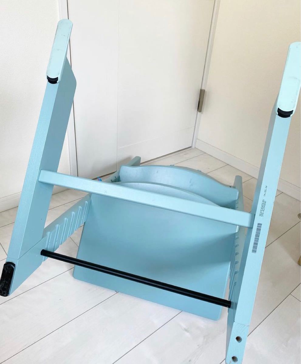 STOKKE ストッケ ベビーチェア アクアブルー 廃盤色 トリップトラップ