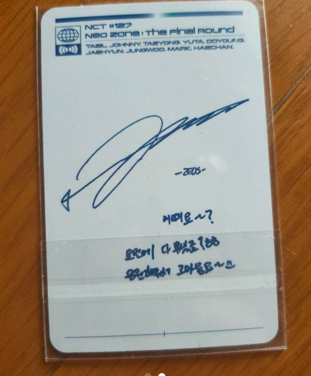 nct サイン ジョンウ nct127 neo zone