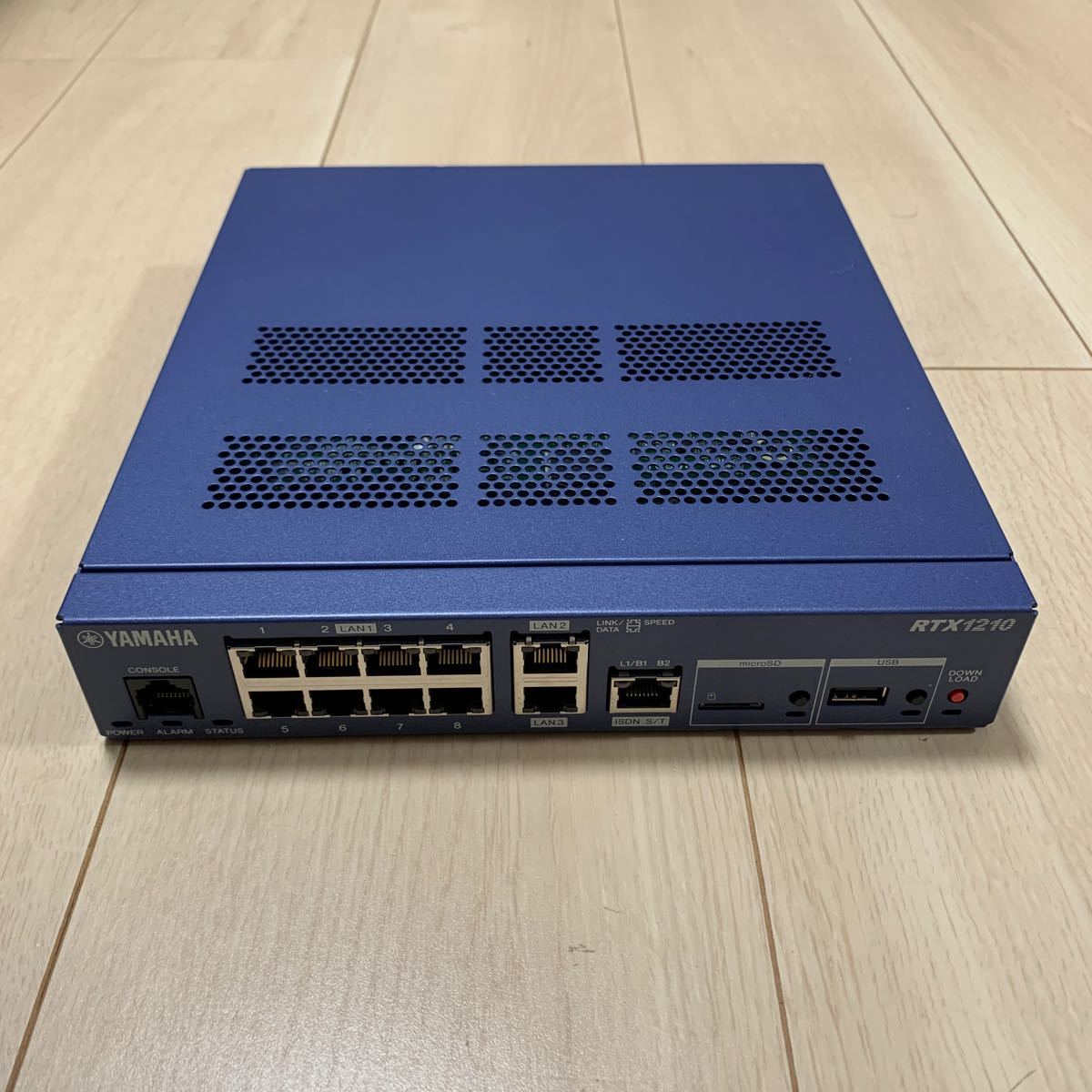 初期化・動作確認済 YAMAHA RTX1210 ギガアクセスVPNルーター 電源