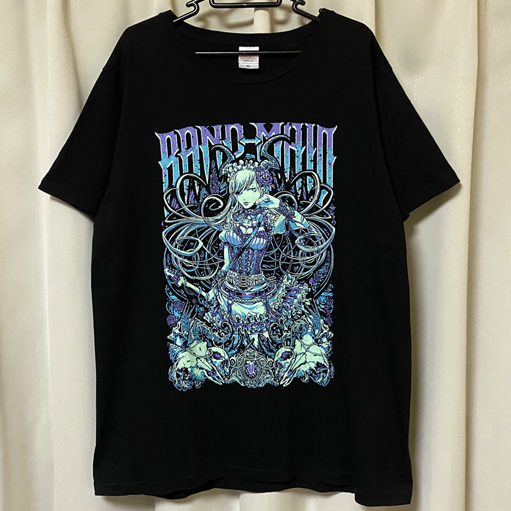 Yahoo!オークション - XLサイズ BAND-MAID バンドメイド ツアーTシャツ