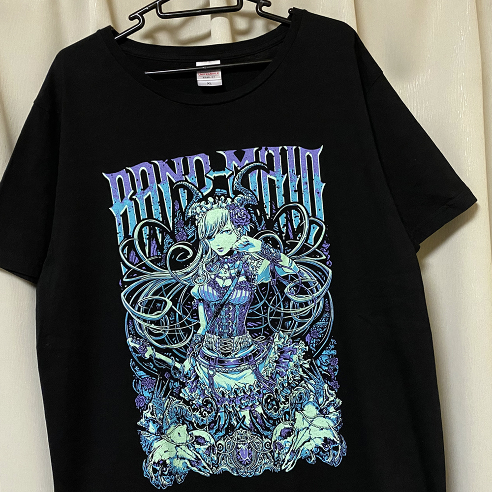 Yahoo!オークション - XLサイズ BAND-MAID バンドメイド ツアーTシャツ