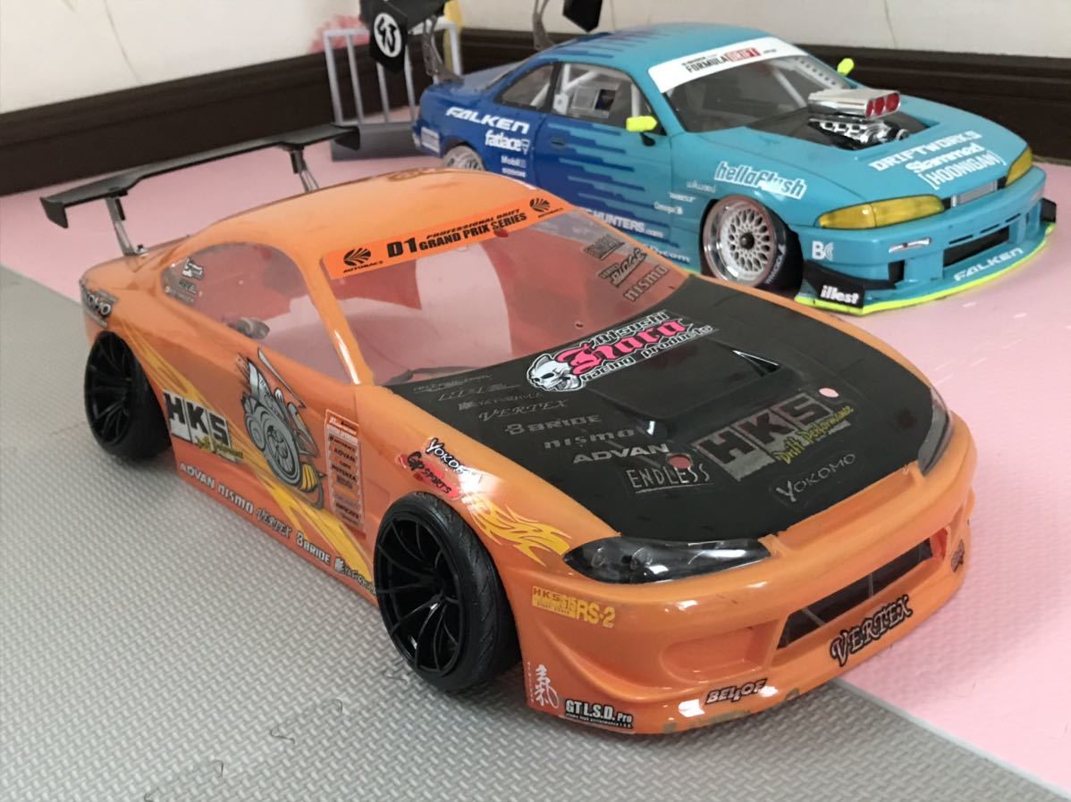 送料無料 ラジコン ボディ 1/10 日産 シルビア S15 ヨコモ ドリフト