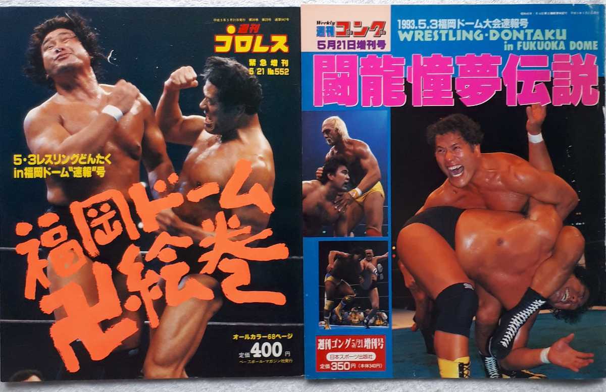新日本プロレス半券1993年5月6日WRESTLING DONTAKUイン福岡 新日本