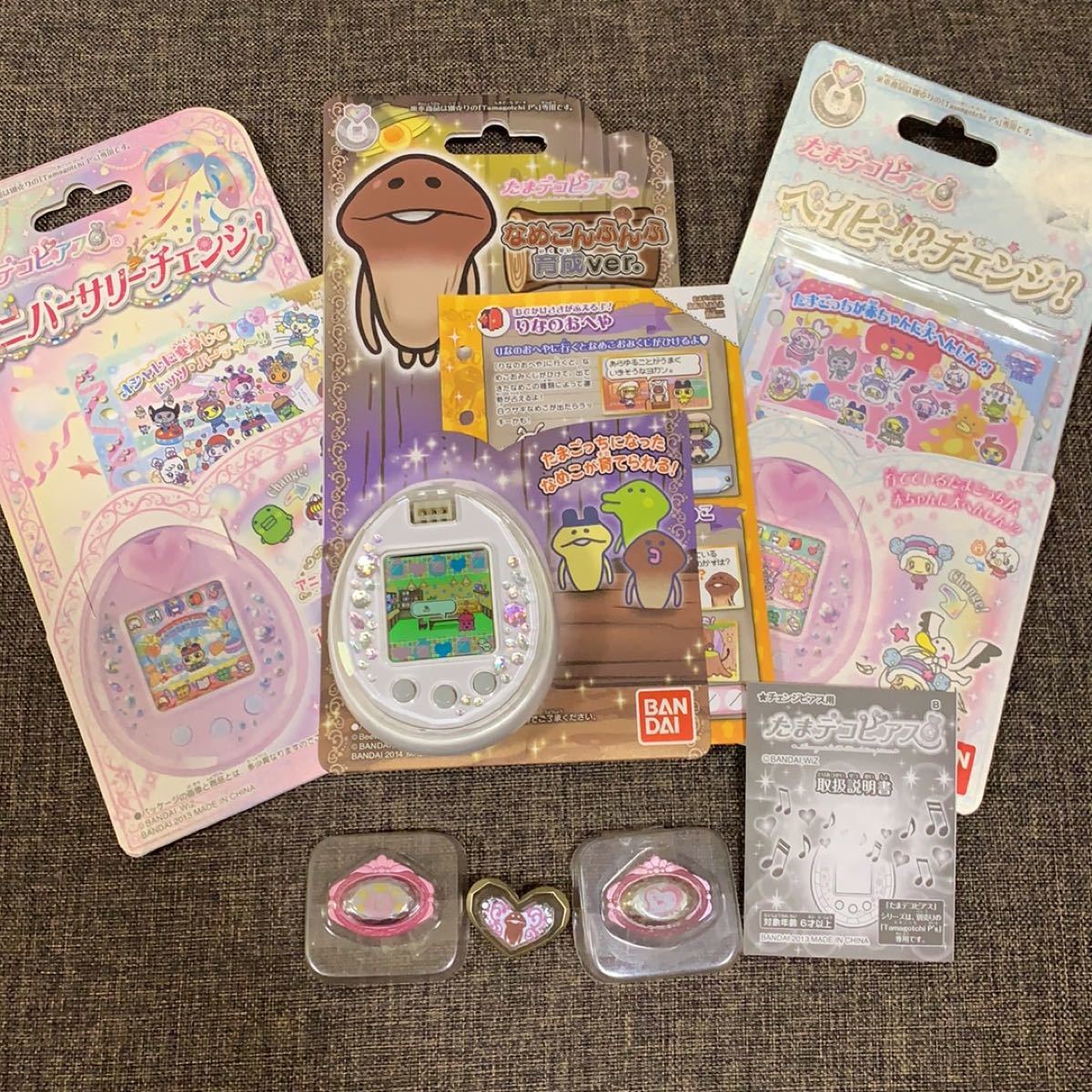 動作確認済】たまごっちピース たまデコピアス なめこ SH12 動作確認