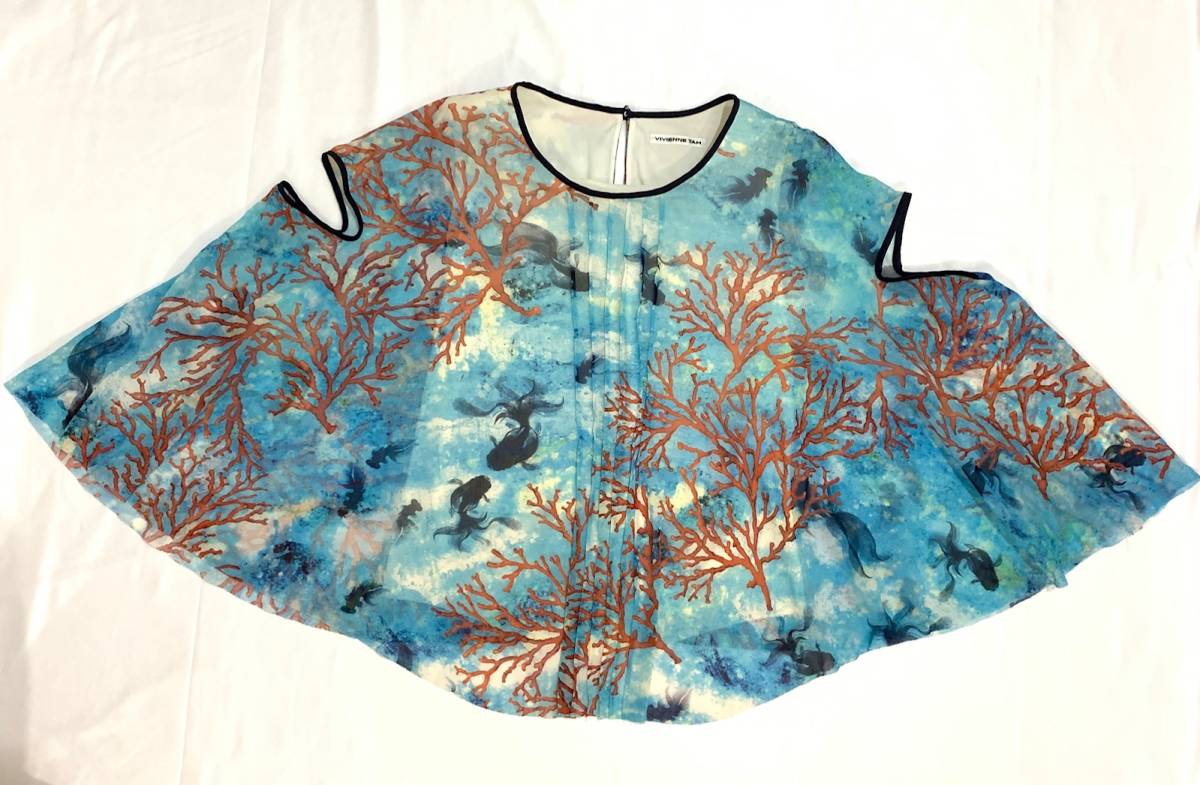 VIVIENNE TAM 金魚刺繍 パワーネット トップス 1 viviennetam の