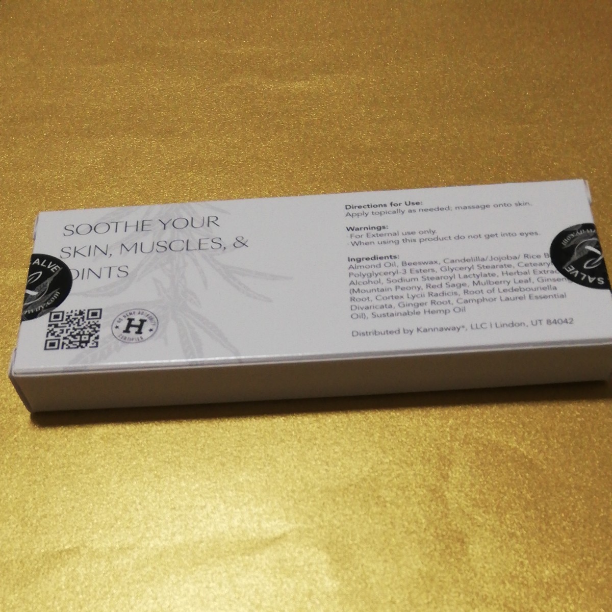 Kannaway キャナウェイ CBDオイル配合 トラベルサルヴェ 軟膏3ml x10個