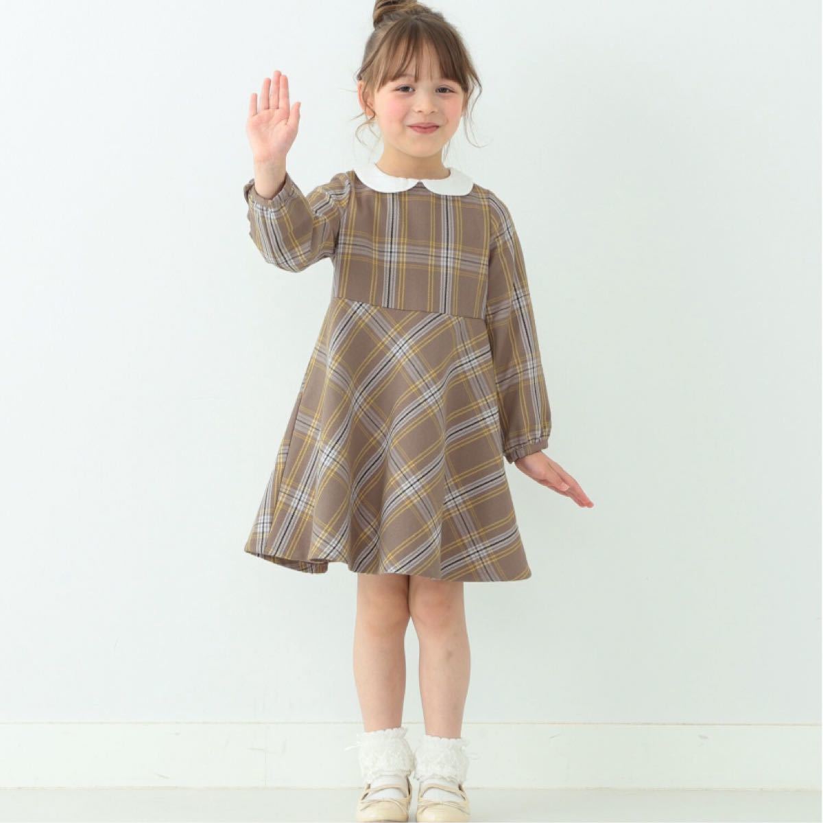 ボレロ&ワンピースセット B MING by BEAMS フォーマル チェック