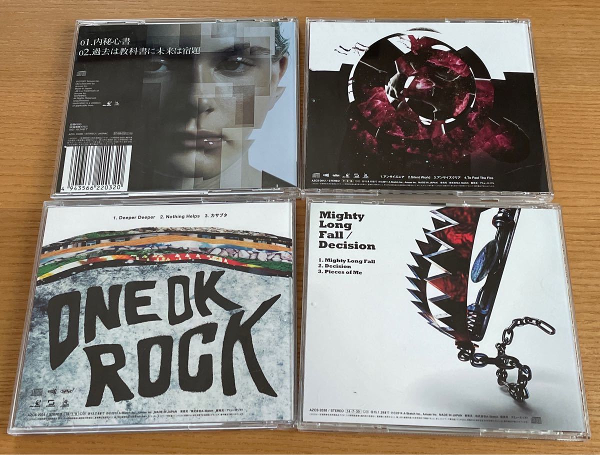 ONE OK ROCK シングルCD4枚セット｜Yahoo!フリマ（旧PayPayフリマ）