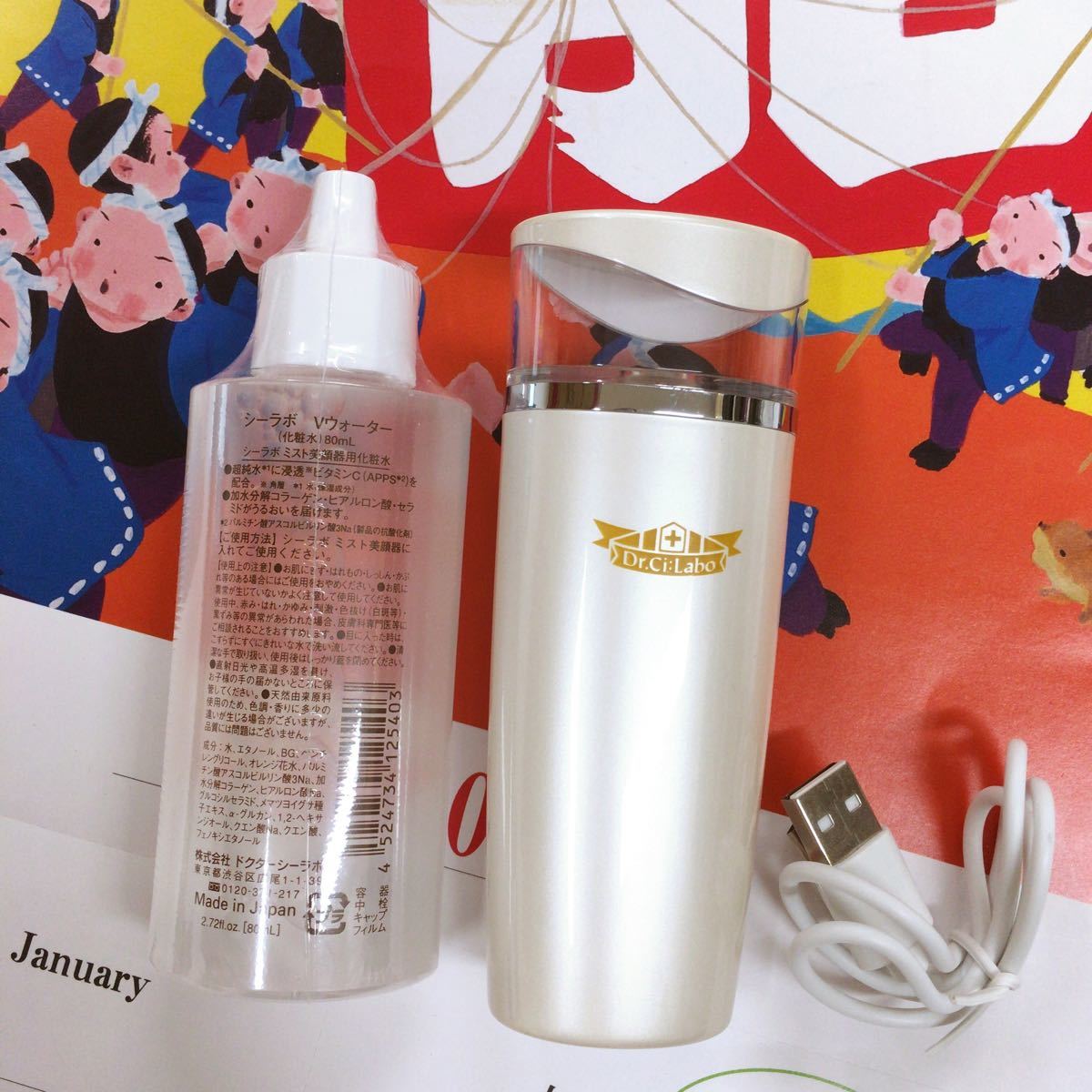 ドクターシーラボ モイスチャーミストPro 超音波美顔器USB式ミニタイプ