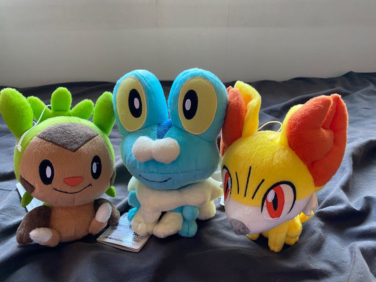 ポケモン御三家ぬいぐるみ ハリマロン フォッコ ケロマツ｜Yahoo