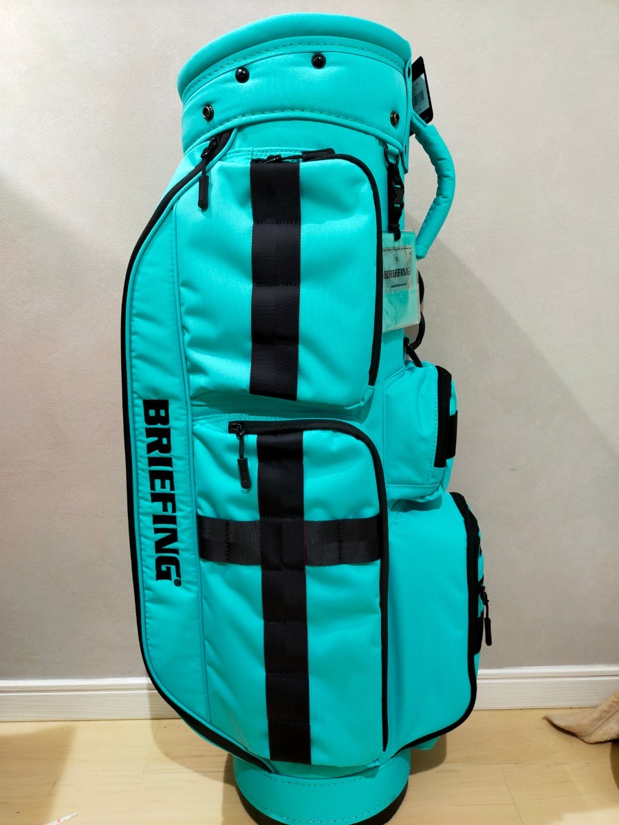 BRIEFING キャディバッグ アクア ターコイズブルー CR-6 BRG211D56