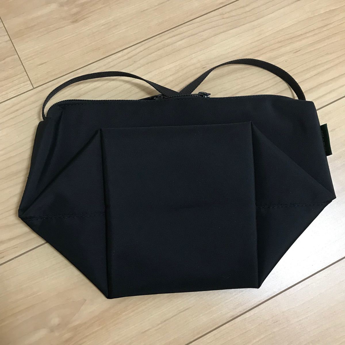 エルベシャプリエ グリーンレーベル別注 ビッグポシェット ノワール