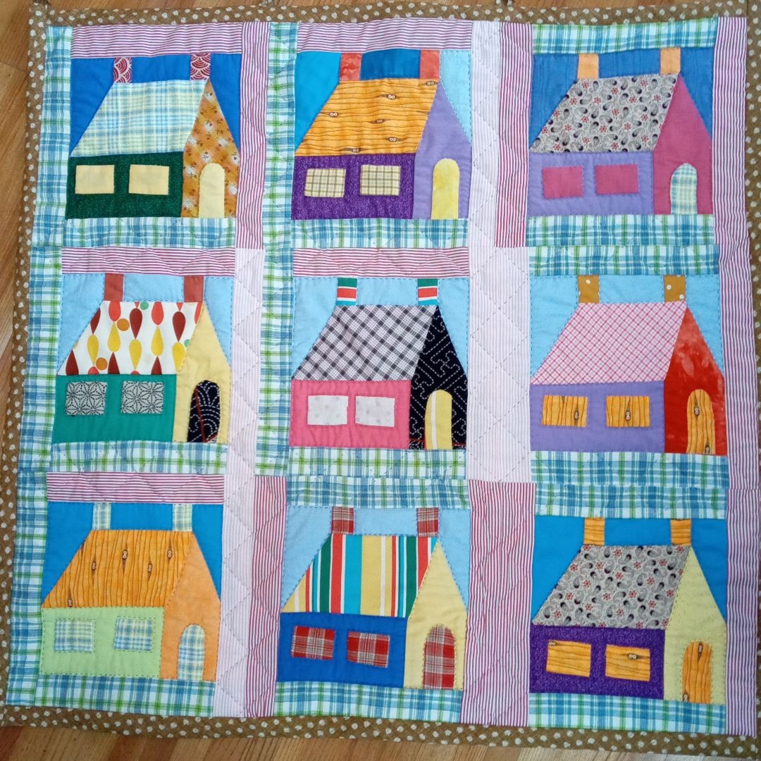 パッチワークハウスのタペストリー ハンドメイド｜Yahoo!フリマ（旧